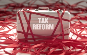 Tax Reform Briefcase Red Tape